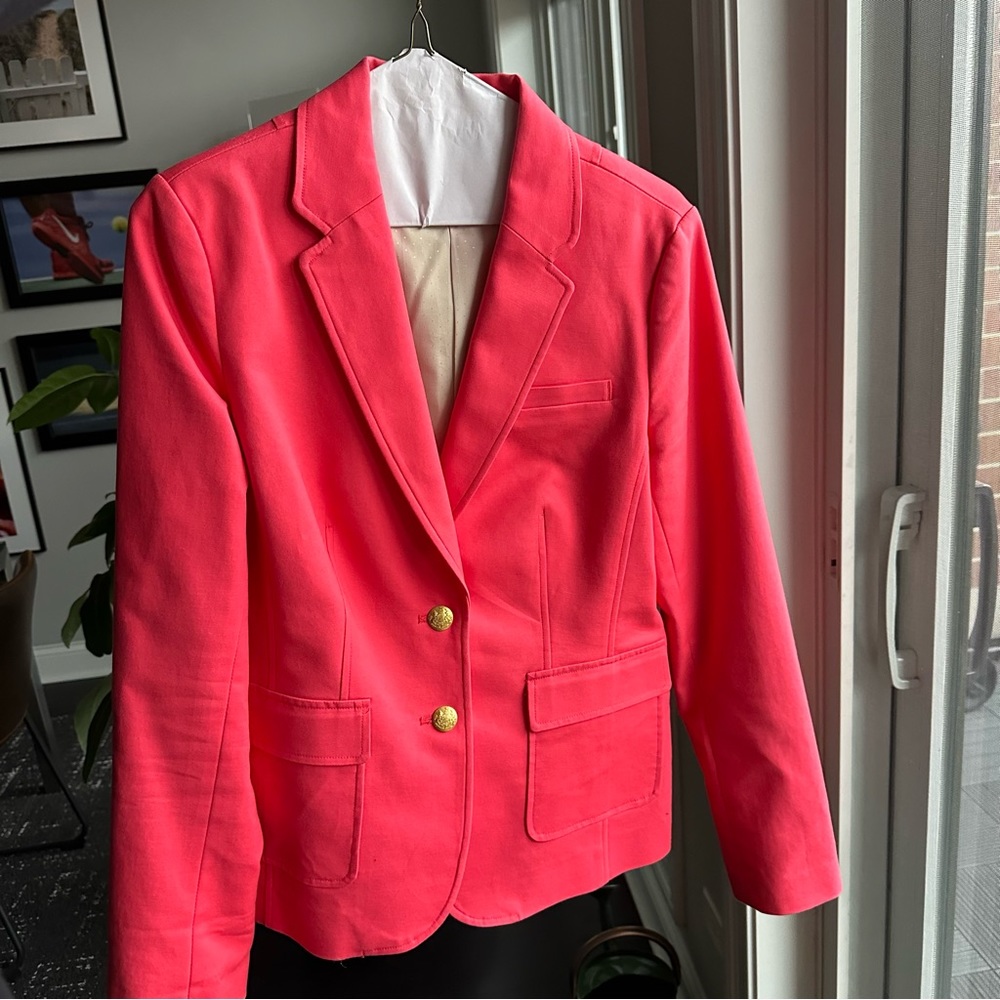 Banana Republic Factory blazer. Size 8. Color: Coral.